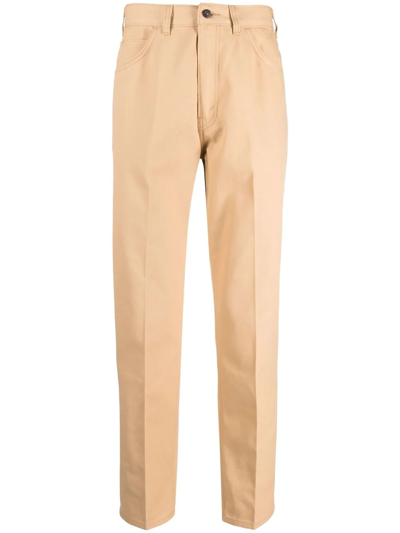 Levi's Mid-rise Straight-leg Trousers In Neutrals