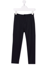 PAOLO PECORA MID-RISE SLIM-FIT TROUSERS