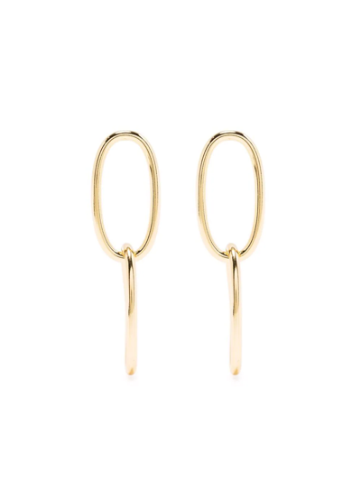 Federica Tosi Double-drop Earrings In Gold
