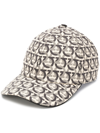 Ferragamo Interlocking Gancini Print Baseball Cap