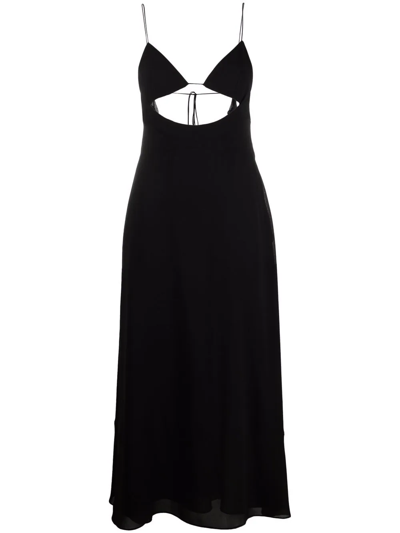 Saint Laurent Abito Midi In Black