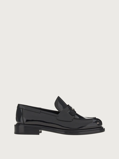 Ferragamo Penny Loafers In Black