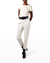 As By Df New Guard Recycled Leather Tee In Buttercream
