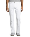 Ag Graduate Sud Slim Straight Leg Pants In White