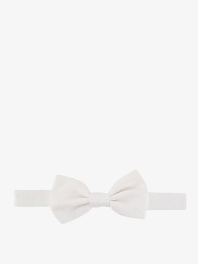 Nicky Bow Tie In White