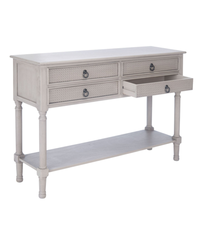 SAFAVIEH HAINES 4 DRAWER CONSOLE TABLE