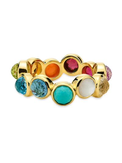 Ippolita 18kt Yellow Gold Lollipop Turquoise Ring In Green Citrine