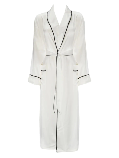 Gingerlily Silk Robe - 100% Exclusive In Ivory