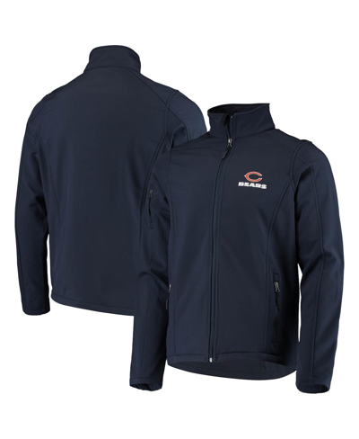 Dunbrooke Men's  Navy Chicago Bears Big And Tall Sonoma Softshell Full-zip Jacket