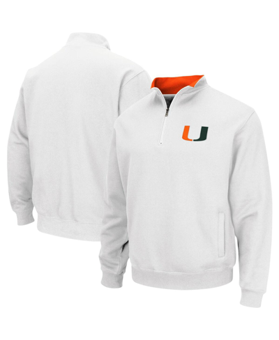 Colosseum Men's  White Syracuse Orange Tortugas Team Logo Quarter-zip Jacket