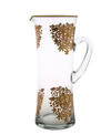 CLASSIC TOUCH 12" WATER PITCHER WITH RICH COLORED ARTWORK
