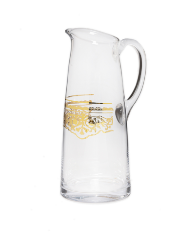 Classic Touch 48 oz Pitcher With Artwork In Clear