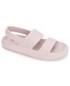 Kenneth Cole New York Mello Eva Womens Textured Ankle Slingback Sandals In Pale Pink