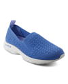 Easy Spirit Women's Tech Round Toe Casual Slip-on Flats Women's Shoes In Medium Blue