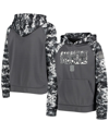Colosseum Youth Boys  Charcoal Syracuse Orange Oht Military-inspired Appreciation Digital Camo Raglan In Charcoal