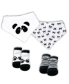 TENDERTYME BABY BOYS AND GIRLS PANDA ACCESSORY, 4 PIECE SET