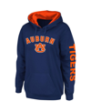 Colosseum Women's  Navy Auburn Tigers Loud And Proud Pullover Hoodie In Navy