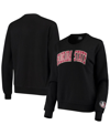 Colosseum Women's  Black Florida State Seminoles Campanile Pullover Sweatshirt In Black