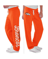 G-iii 4her By Carl Banks Women's  Orange Denver Broncos Scrimmage Fleece Pants In Orange