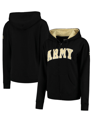 Colosseum Women's Stadium Athletic Black Army Black Knights Helmet Arched Name Full-zip Sweatshirt In Black