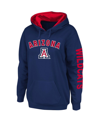 Colosseum Women's  Navy Arizona Wildcats Loud And Proud Pullover Hoodie In Navy