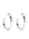 MISSOMA LARGE RIDGE HOOP EARRINGS