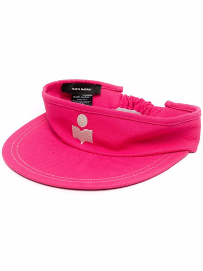 Isabel Marant Logo刺绣棒球帽 In Pink