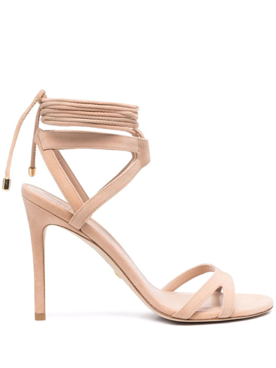 Stuart Weitzman Soiree 100mm Sandals In Neutrals