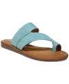 Zodiac Women's Yuma Thong Flat Sandals Women's Shoes In Turquoise Tonic