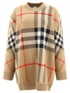 BURBERRY BURBERRY CHECK PATTERNED KNIT SWEATER