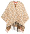 BURBERRY REVERSIBLE WOOL AND CASHMERE CAPE
