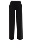 Altuzarra Hypnos Knitted Wide-leg Trousers In Black