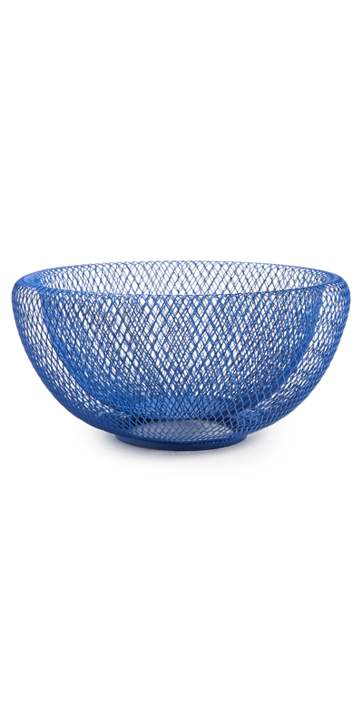Moma Wire Mesh Bowl, Blue