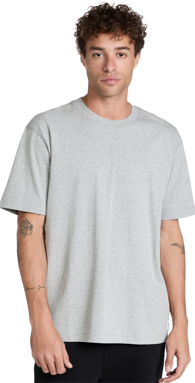 Reigning Champ Short Sleeve Slim Fit Crewneck T-shirt In Grey