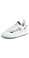 Y-3 Shiku Run Low-top Sneakers In White/black/orbit Grey