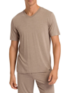 Hanro Casuals Short-sleeve V-neck T-shirt In Rockwood
