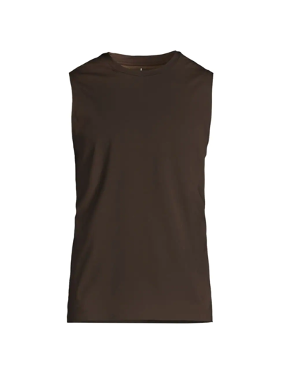 Alo Yoga Idol Performance Jersey-knit Tank Top In Espresso