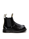 Dr. Martens Neighborhood 2976 Paint-splattered Leather Chelsea Boots