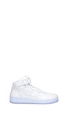 Enterprise Japan Rocket White Leather Sneakers With Logo In White