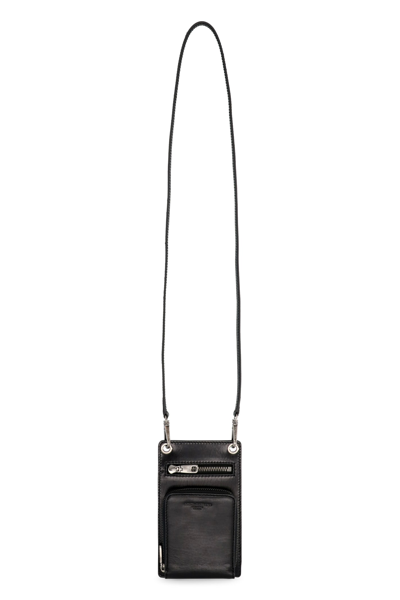 Dolce & Gabbana Leather Phone-bag In Black