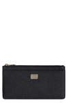 DOLCE & GABBANA DAUPHINE-PRINT LEATHER WALLET