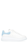 Alexander Mcqueen Larry Leather Sneakers In White