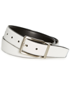 Pga Tour Two-tone Reversible Belt In Snow White
