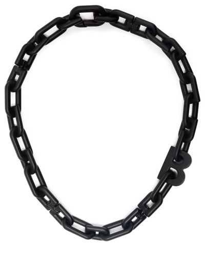 Balenciaga B Chain 项链 In Black