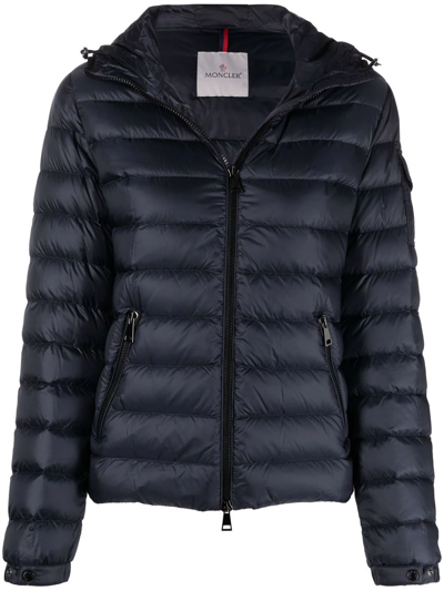 Moncler Bles Short Down Jacket In Blue