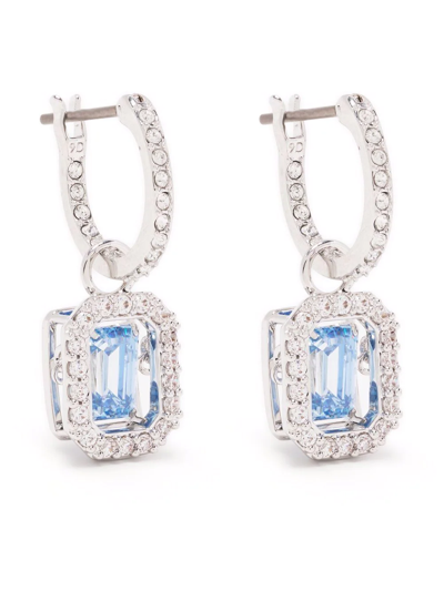 Swarovski Millenia -embellished Drop Earrings In Silver