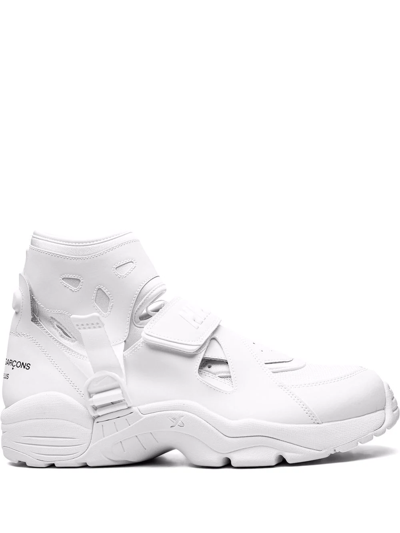 Nike X Comme Des Garçons Air Carnivore Sneakers In White