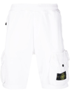 STONE ISLAND COMPASS-PATCH TRACK SHORTS
