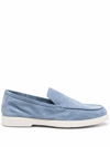 Moorer Cezanne P-5 Slip On Shoes In Blue