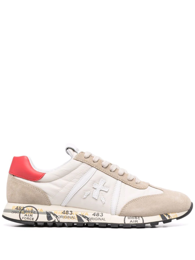 Premiata Lucyd Low-top Sneakers In Neutrals